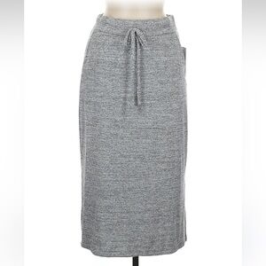 NWT Market & Spruce Gray Midi Skirt
